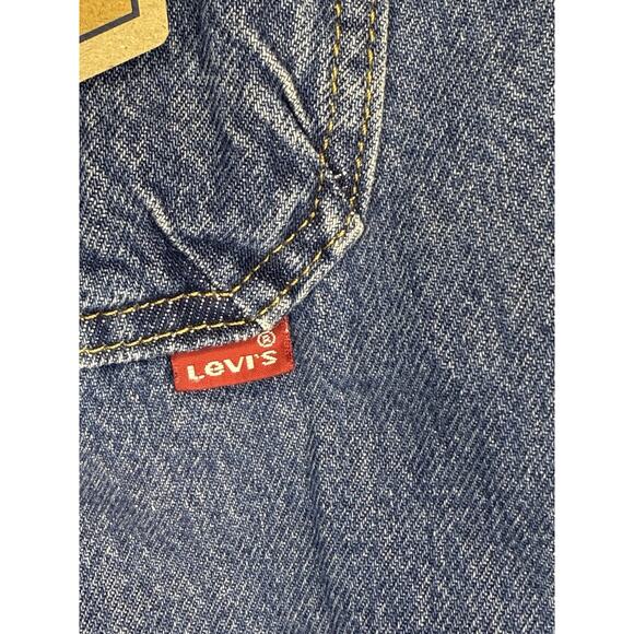 LEVI'S Jeans Mens 38x32 Blue Denim Loose Cargo Pants Baggy Fit Workwear NEW - Picture 6 of 11